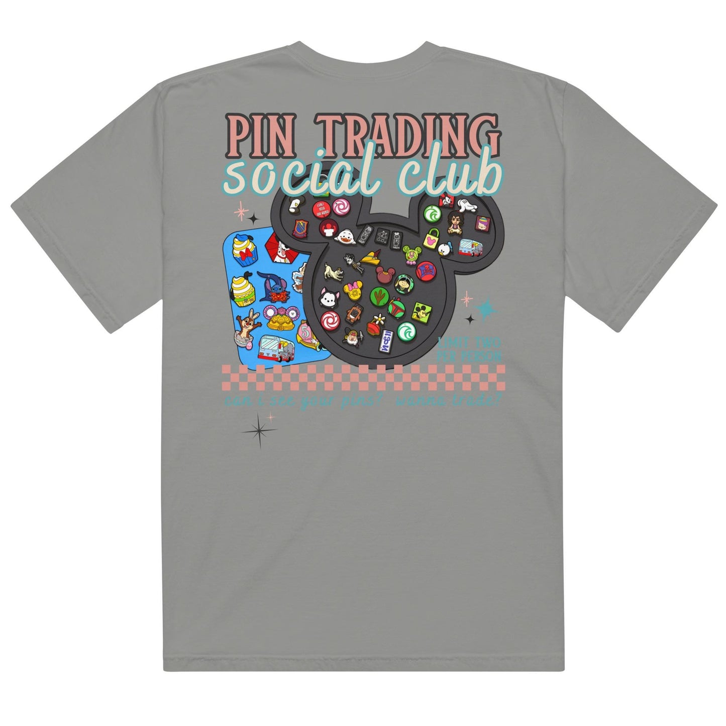 Disney Adult Pin Trading Social Club Shirt