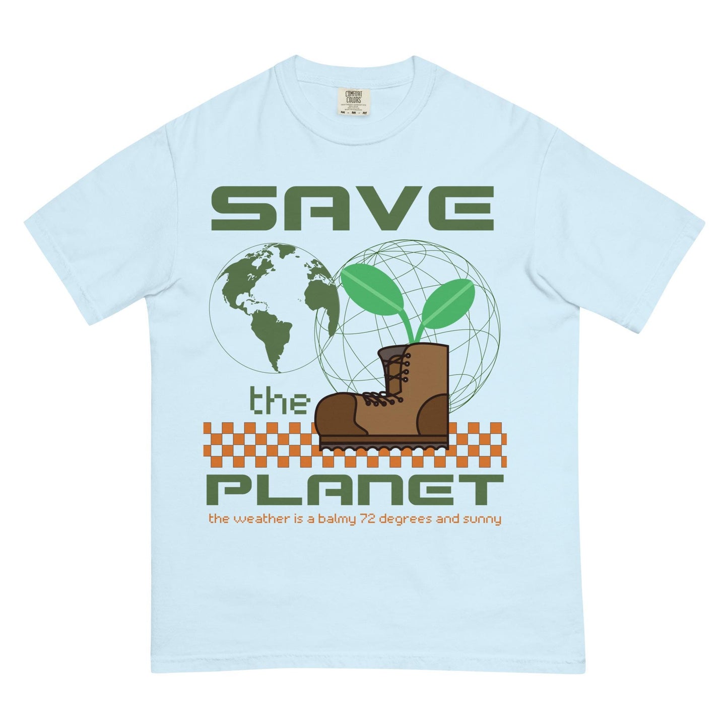 Wall-E Save the Planet Comfort Colors Shirt, Disney Pixar Tee