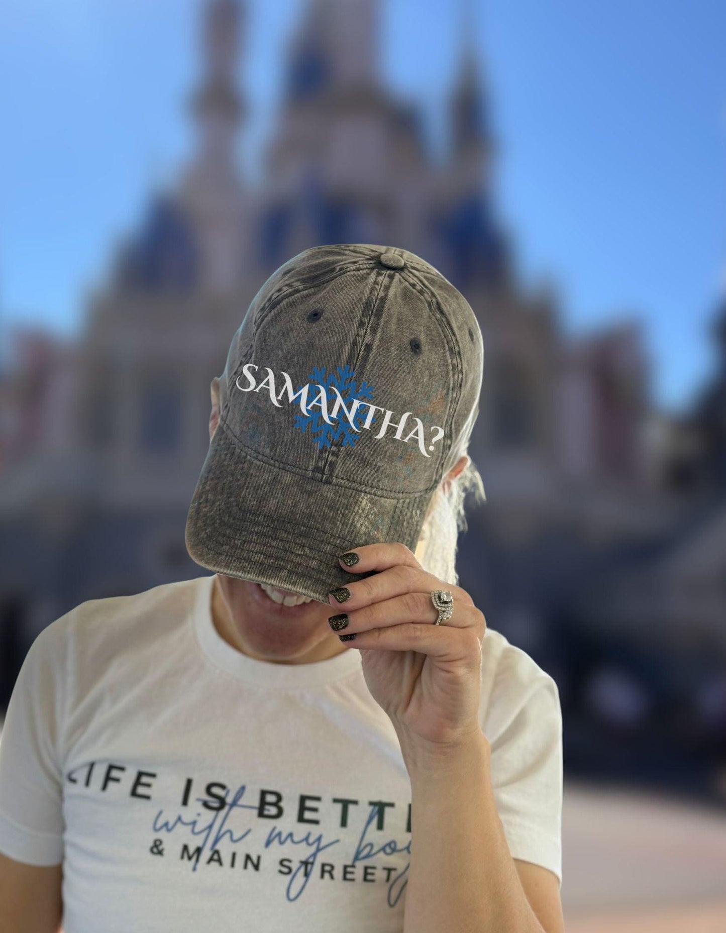 Embroidered Disney Inspired Vintage Cap