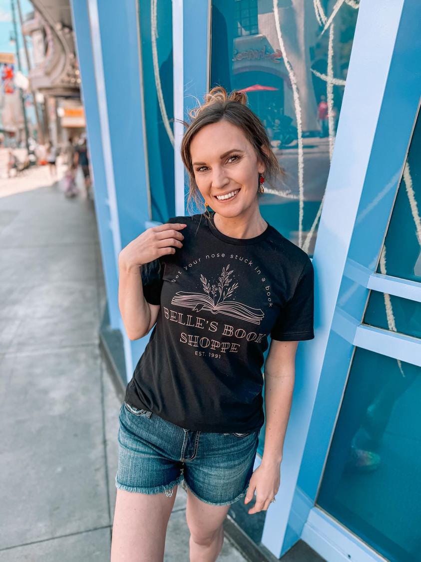 Belle's Book Shoppe Shirt, Subtle Disney Family Tee