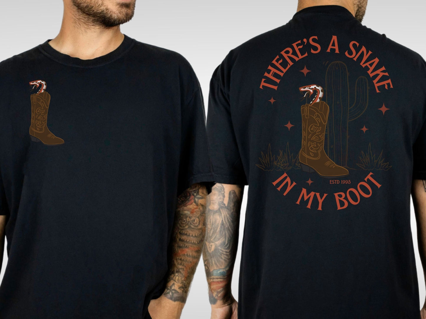 There's a Snake in my Boot Comfort Colors T-Shirt, Matching Disney Family Shirts