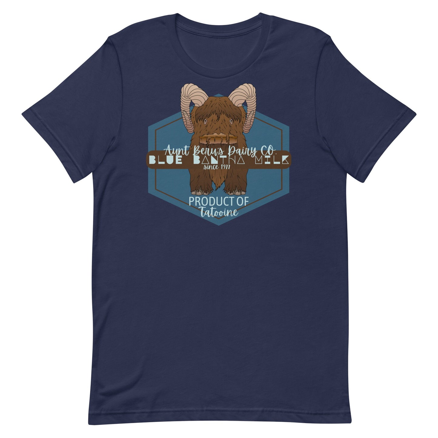 Blue Milk Bantha T-Shirt, Subtle Star Wars Disney Family Tee