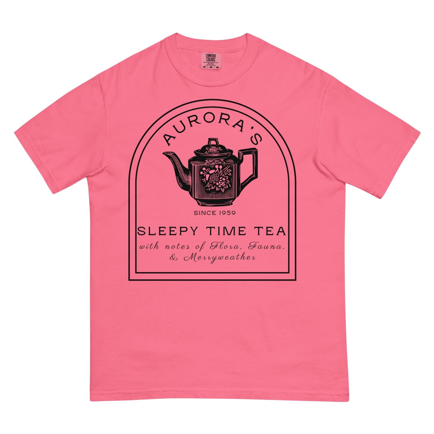 Aurora's Sleepy Time Tea Shirt, Subtle Disney Adult Comfort Colors Tee