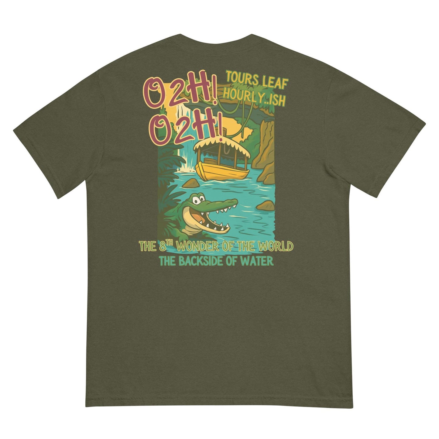 Disney Jungle Cruise Backside of Water Comfort Colors Shirt