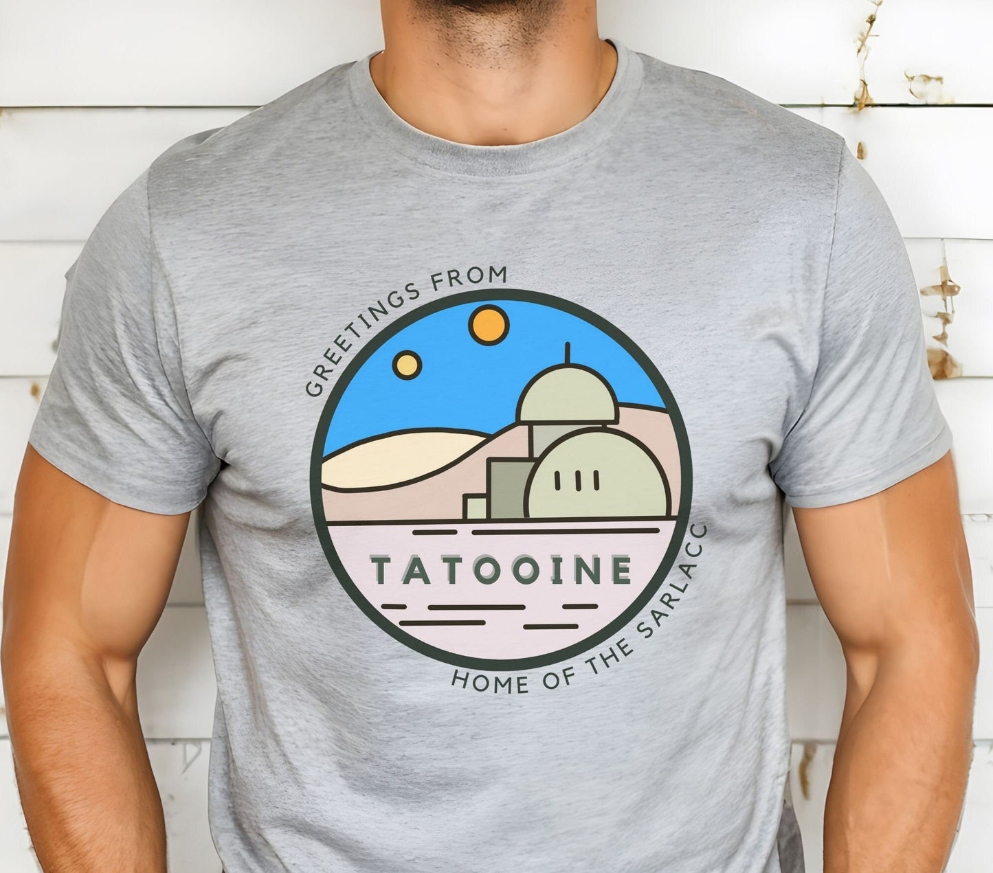 Greetings from Tatooine T-Shirt, Subtle Star Wars Disney Tee