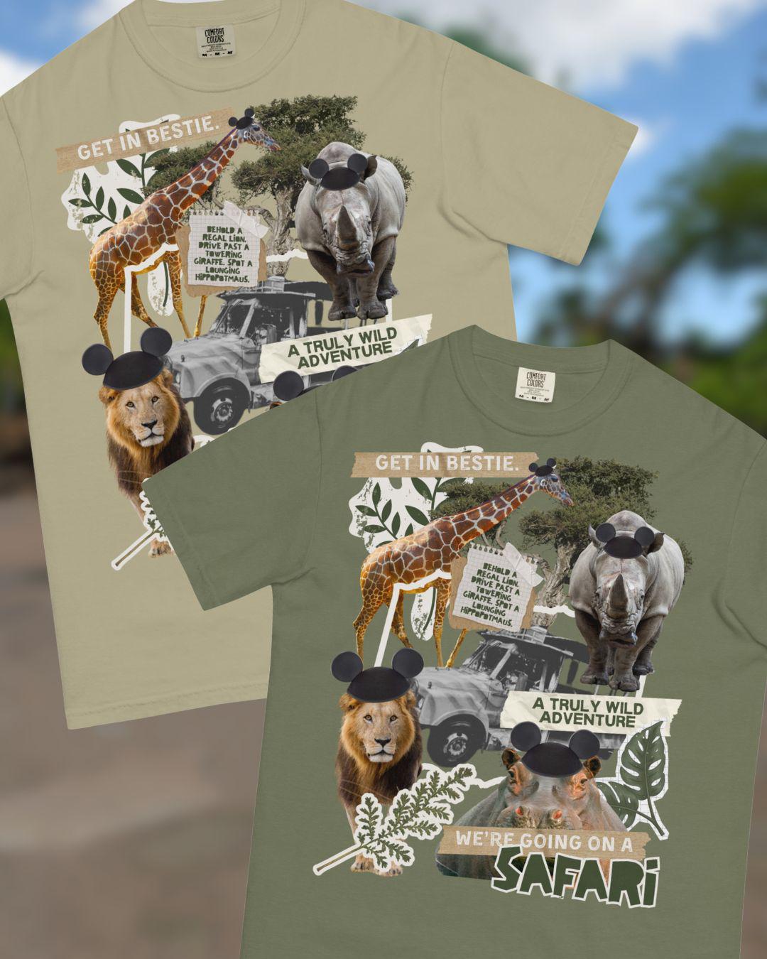Disney Animal Kingdom Safari Comfort Colors Shirt
