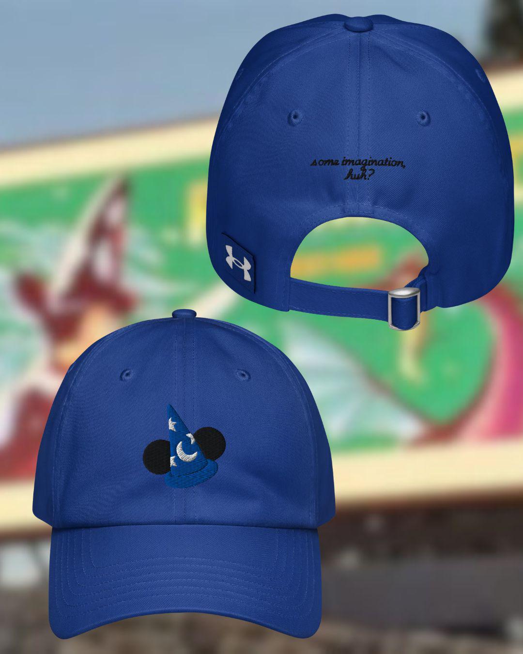 Fantasmic Some Imagination, Huh Embroidered Under Armour® Hat, Subtle Sorcerer Mickey Hat