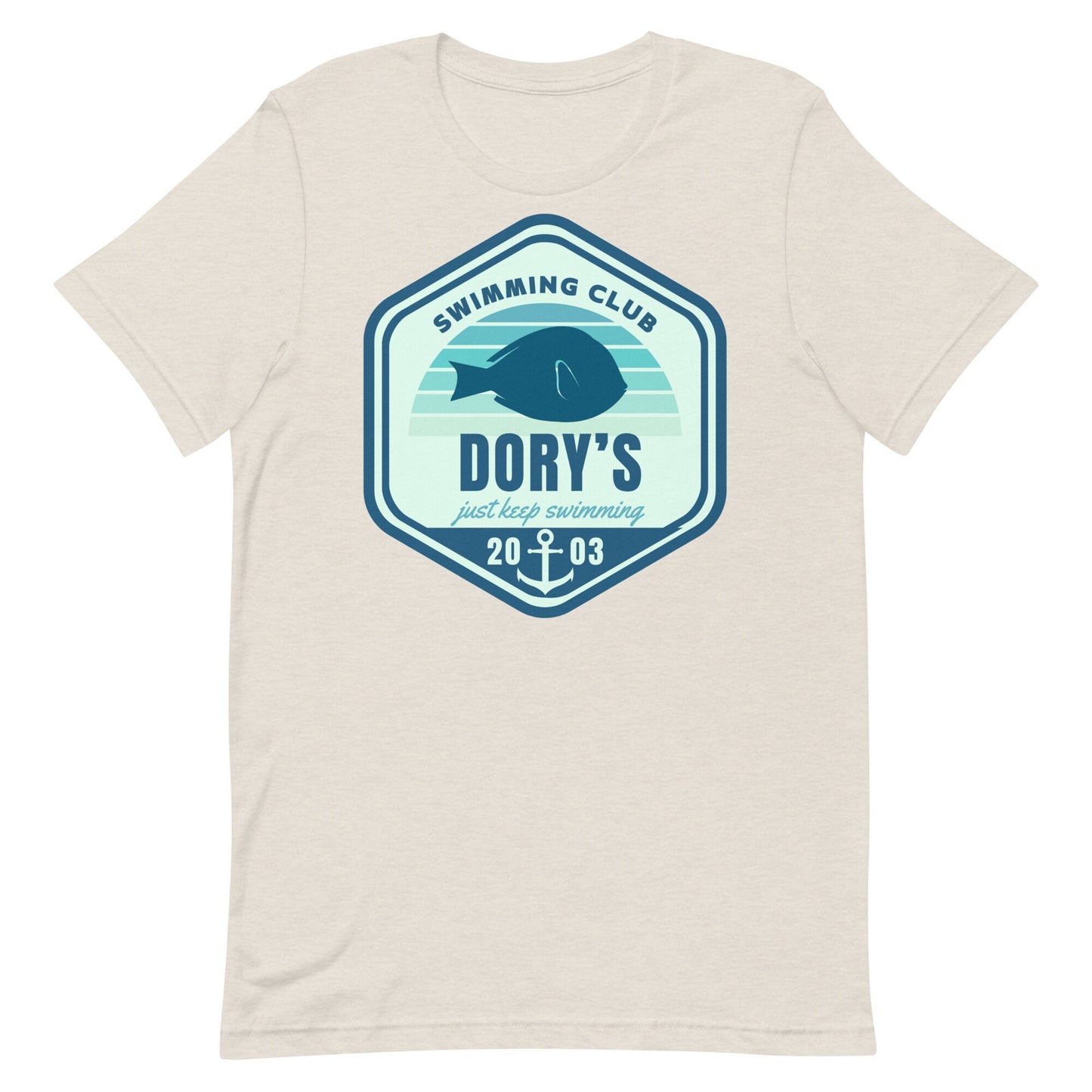 Dory's Swimming Club Bella Canvas T-Shirt, Subtle Disney Family Shirt