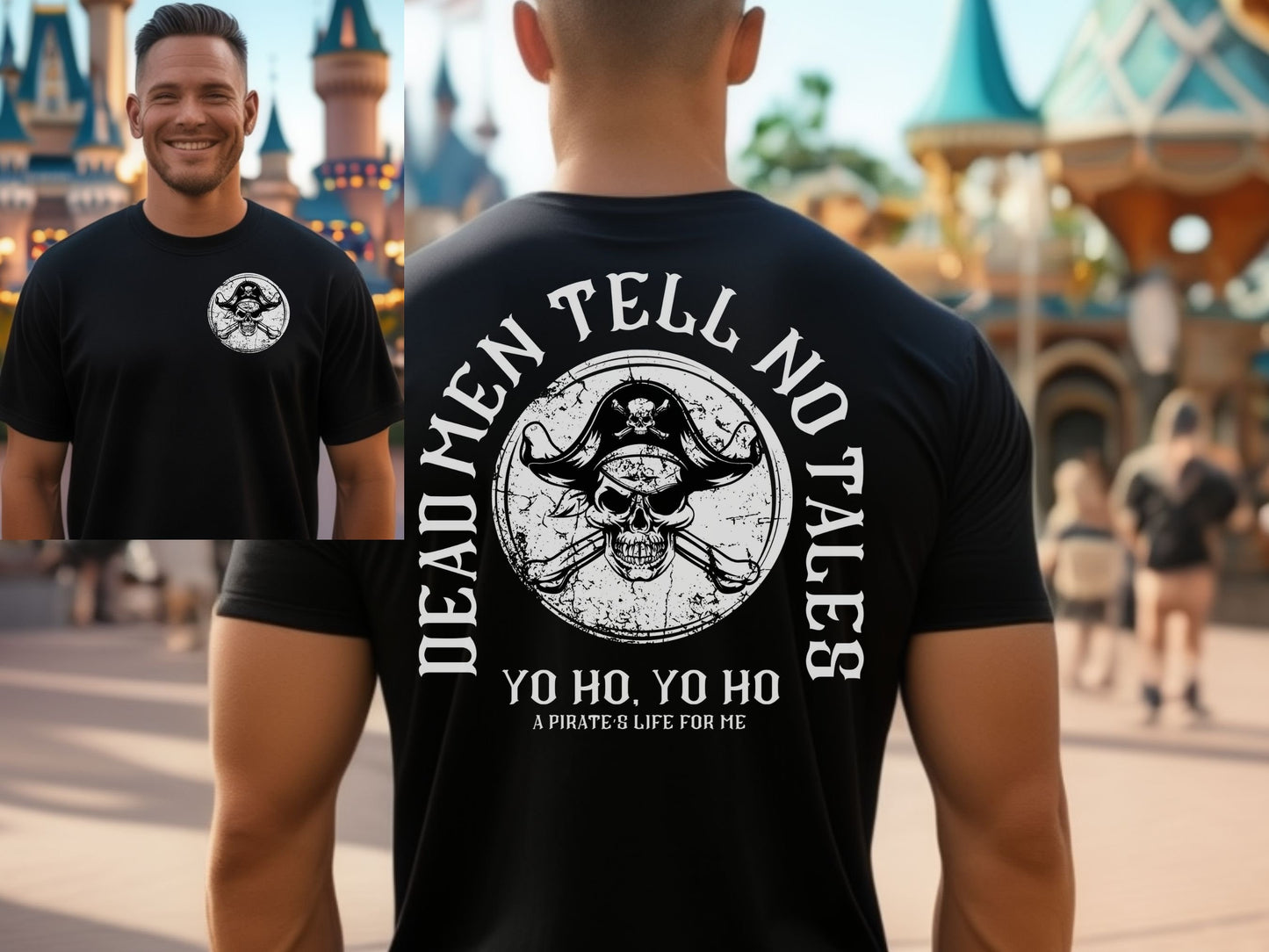 Pirates of the Caribbean T-Shirt, Dead Men Tell No Tales, Disney Dad Tee