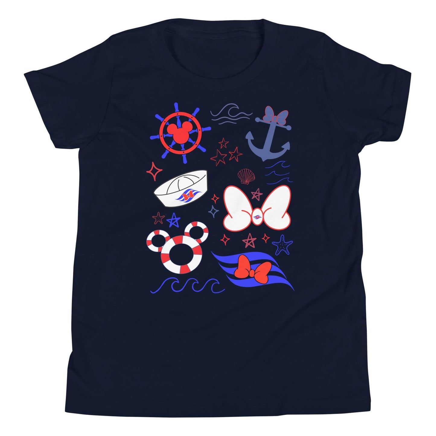 Disney Cruise Youth T-Shirt, Family Matching Doodle Design