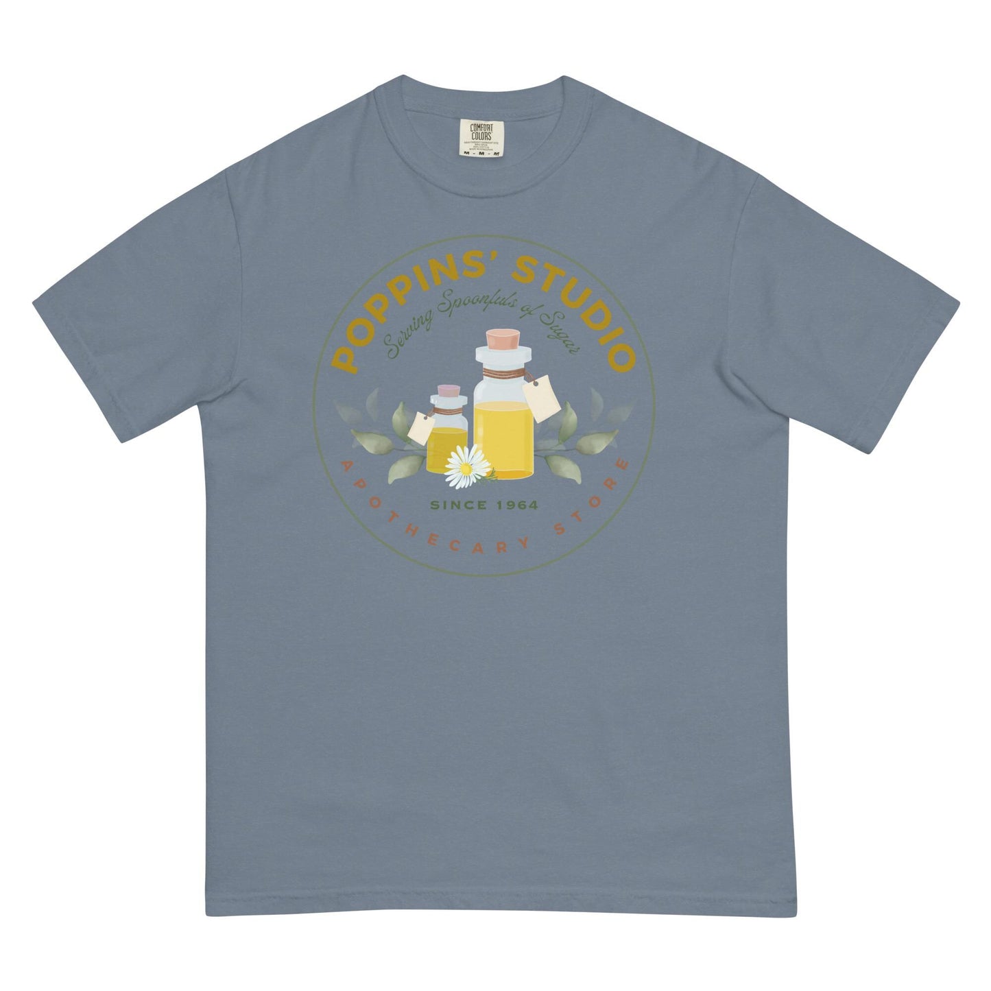 Mary Poppins Apothecary, Disney EPCOT Comfort Colors Garment Dyed Heavyweight T-Shirt, Disney Adult Shirt