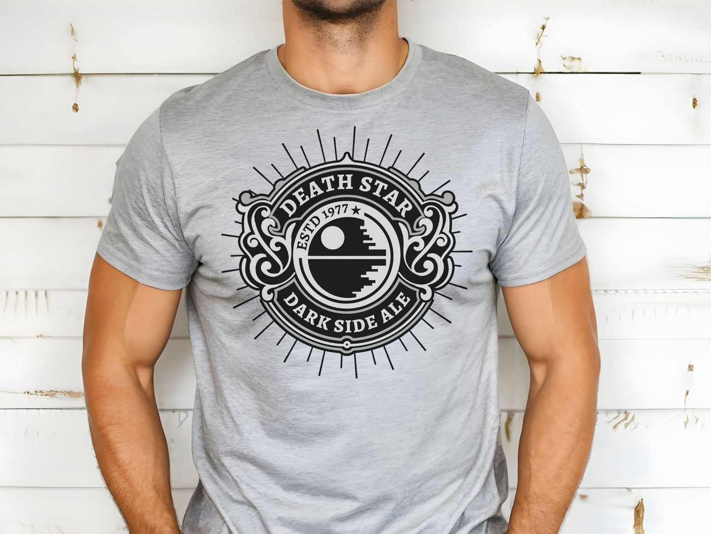 Death Star Dark Ale T-Shirt, Bella Canvas Disney Family Tee