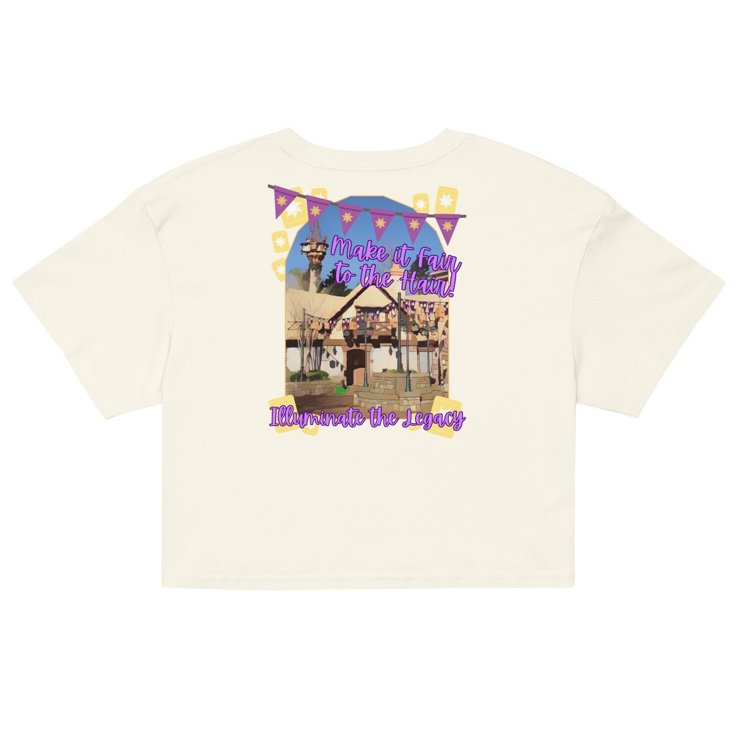 Disney Tangled Crop Top, Rapunzel Lanterns WDW Shirt