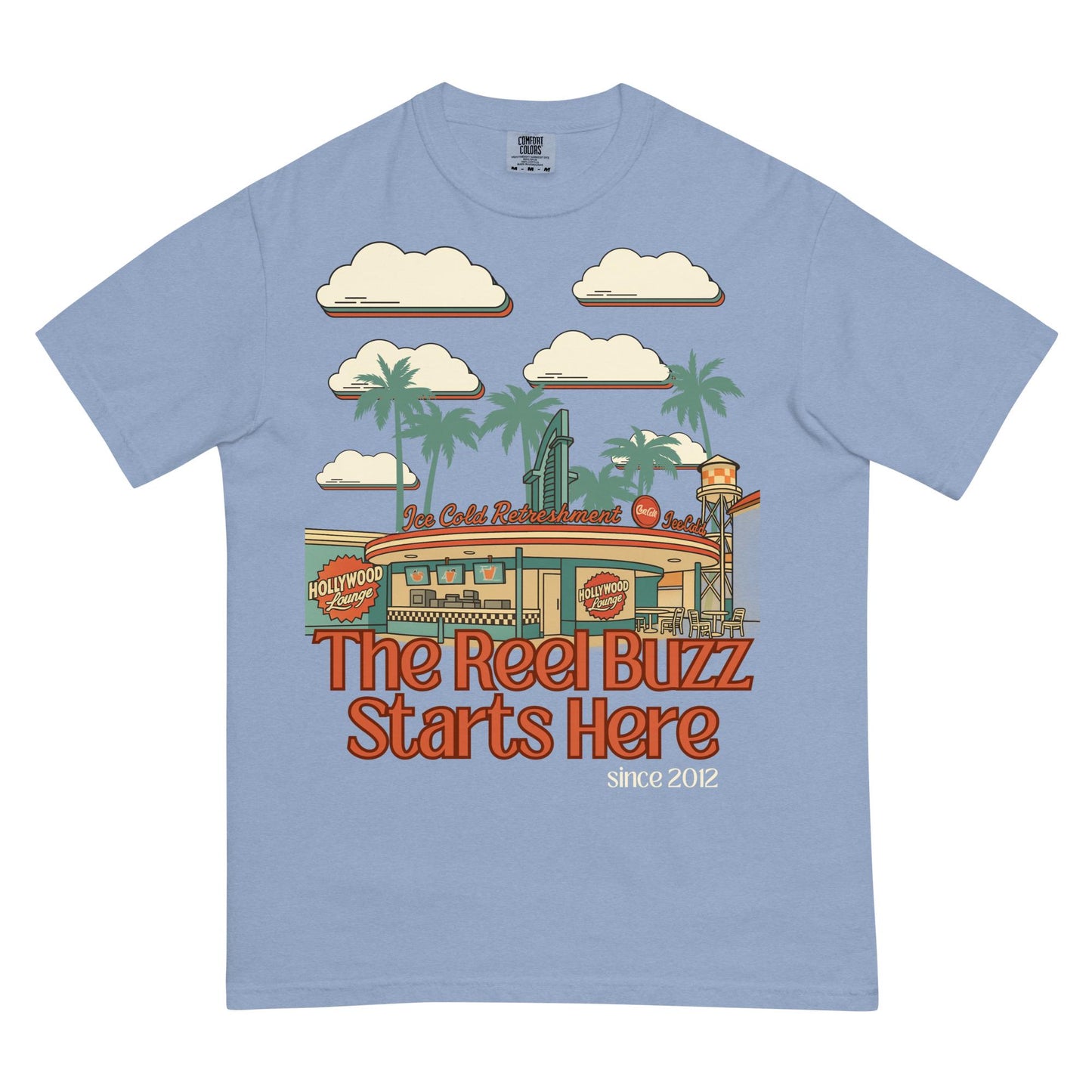 Retro Hollywood Lounge Comfort Colors Shirt, Disney Adult Tee