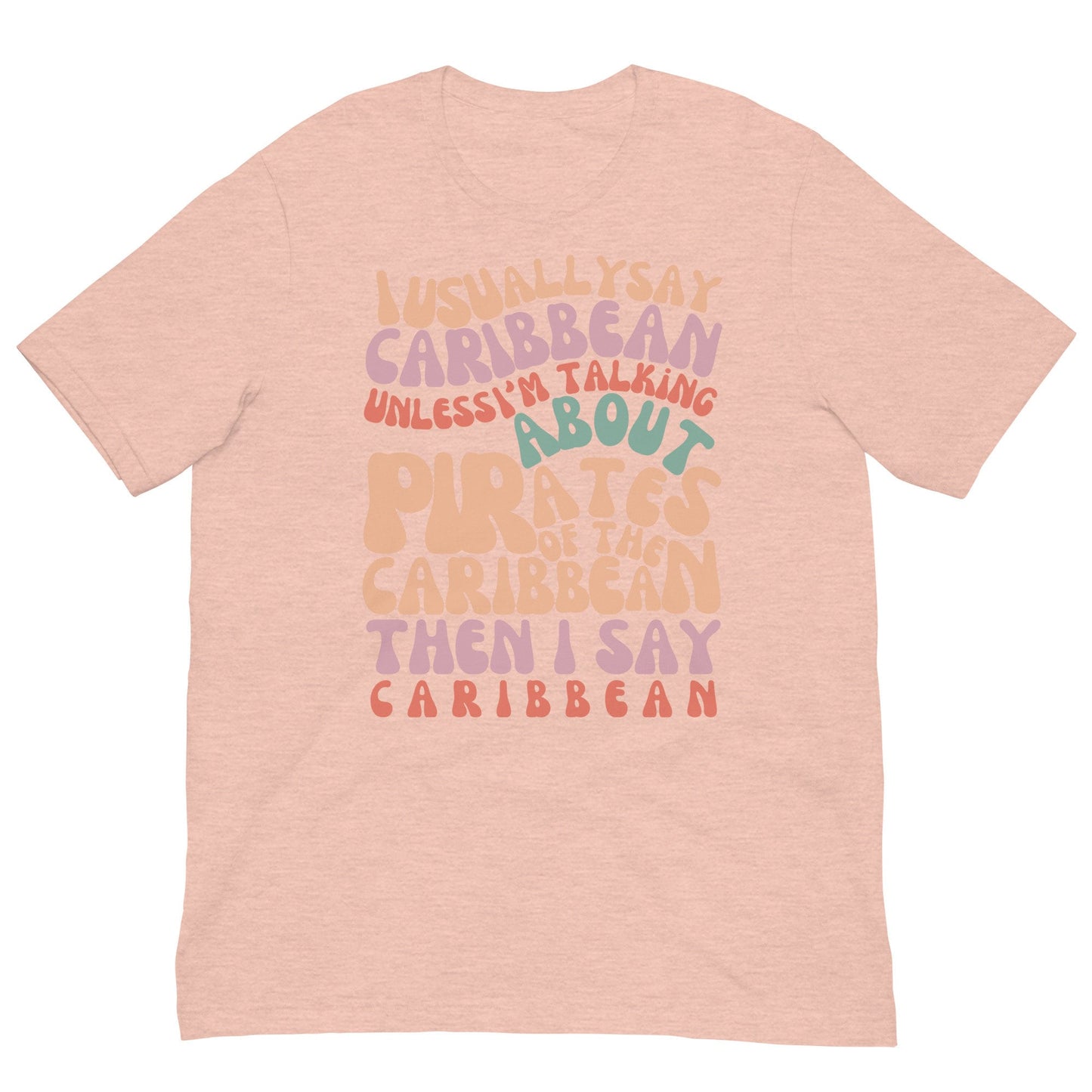 Pirates of the Caribbean Bella Canvas T-Shirt, Subtle Disney Shirt