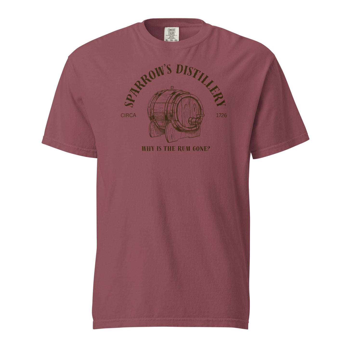 Sparrow's Distillery Shirt, Comfort Colors Disney Family Tee
