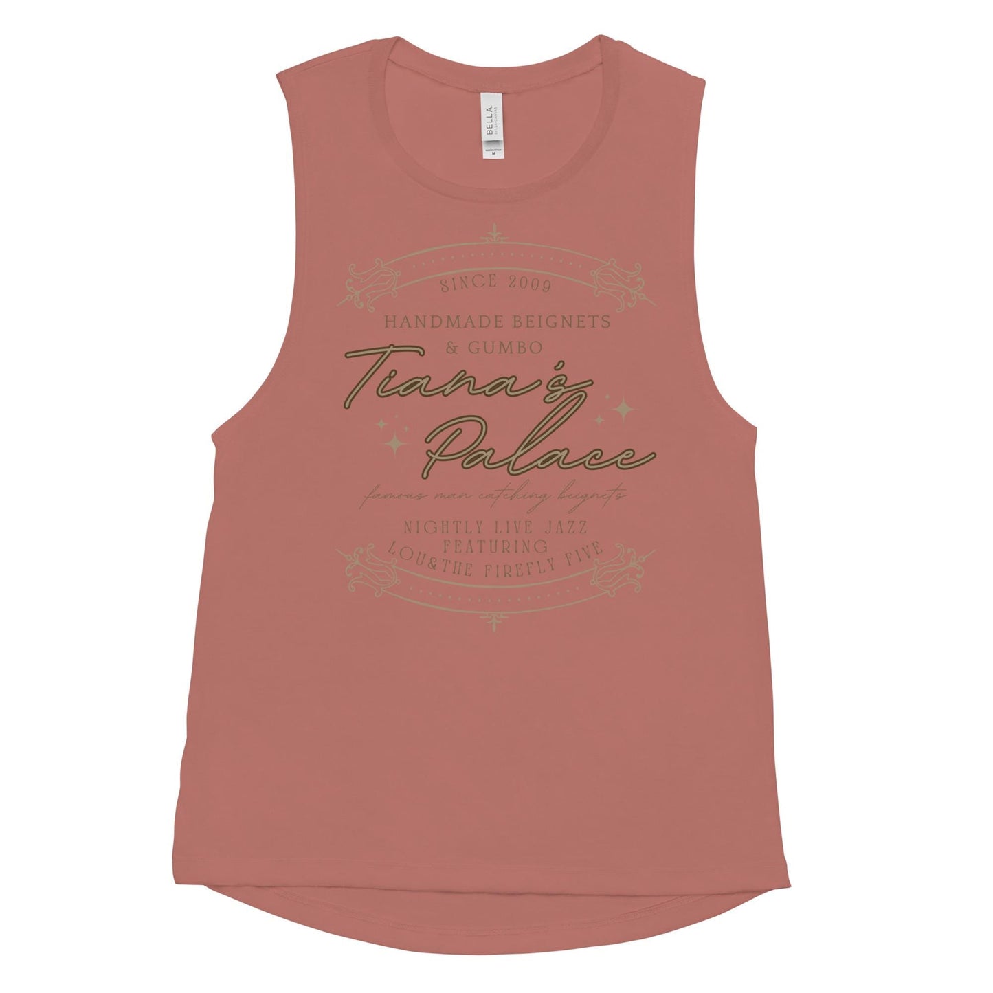 Tiana's Palace Bella Canvas Tank Top, Princess and the Frog Disney Shirt