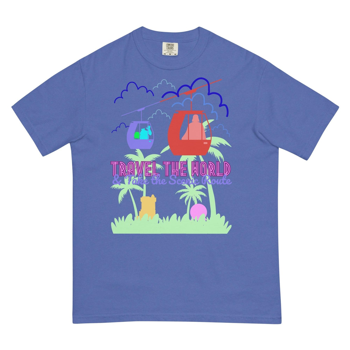 Disney Skyliner Comfort Colors T-Shirt, Park Hopping Family Shirts