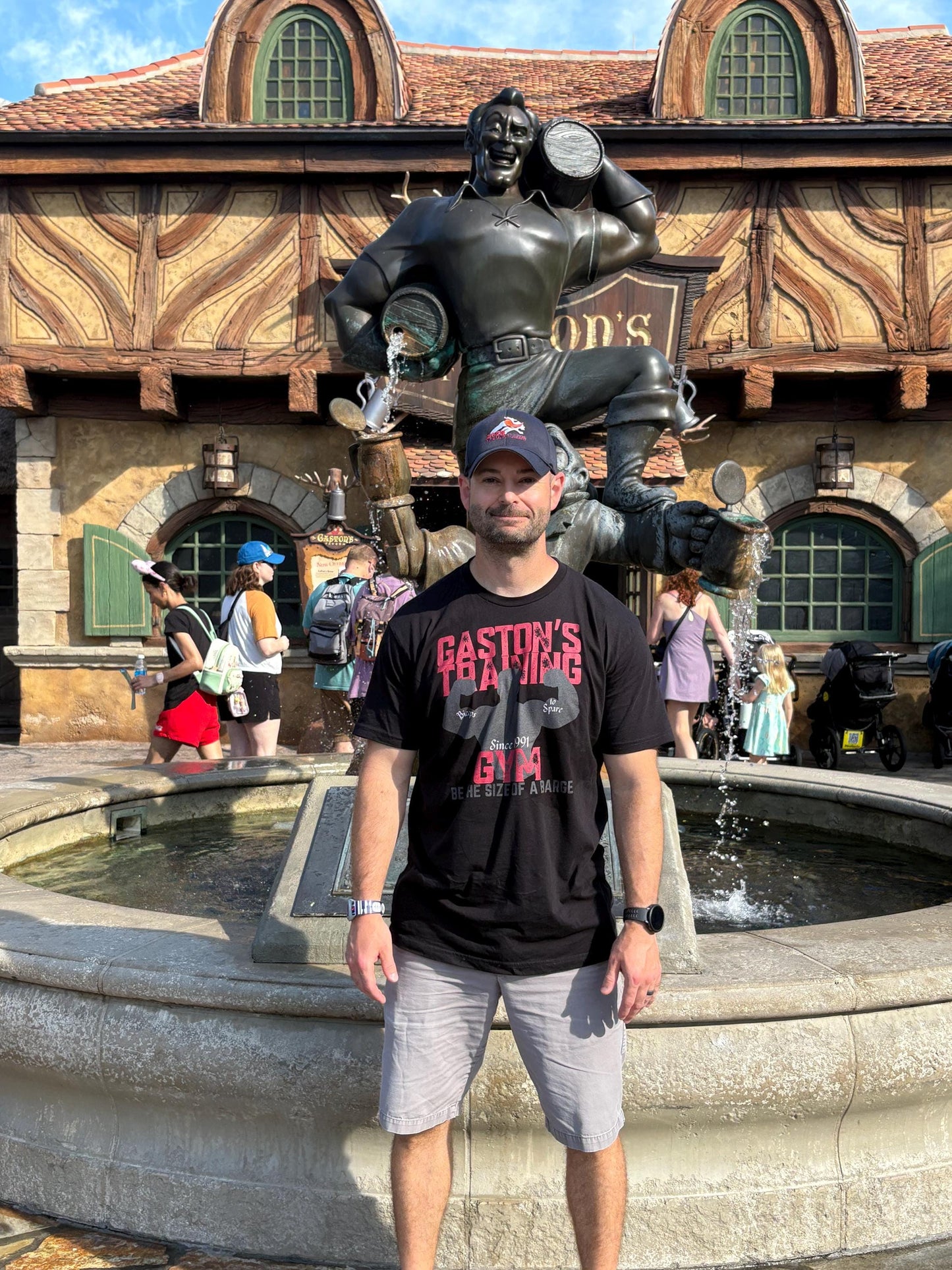 Gaston's Training Gym Shirt, Disney Dad Bella Canvas Tee