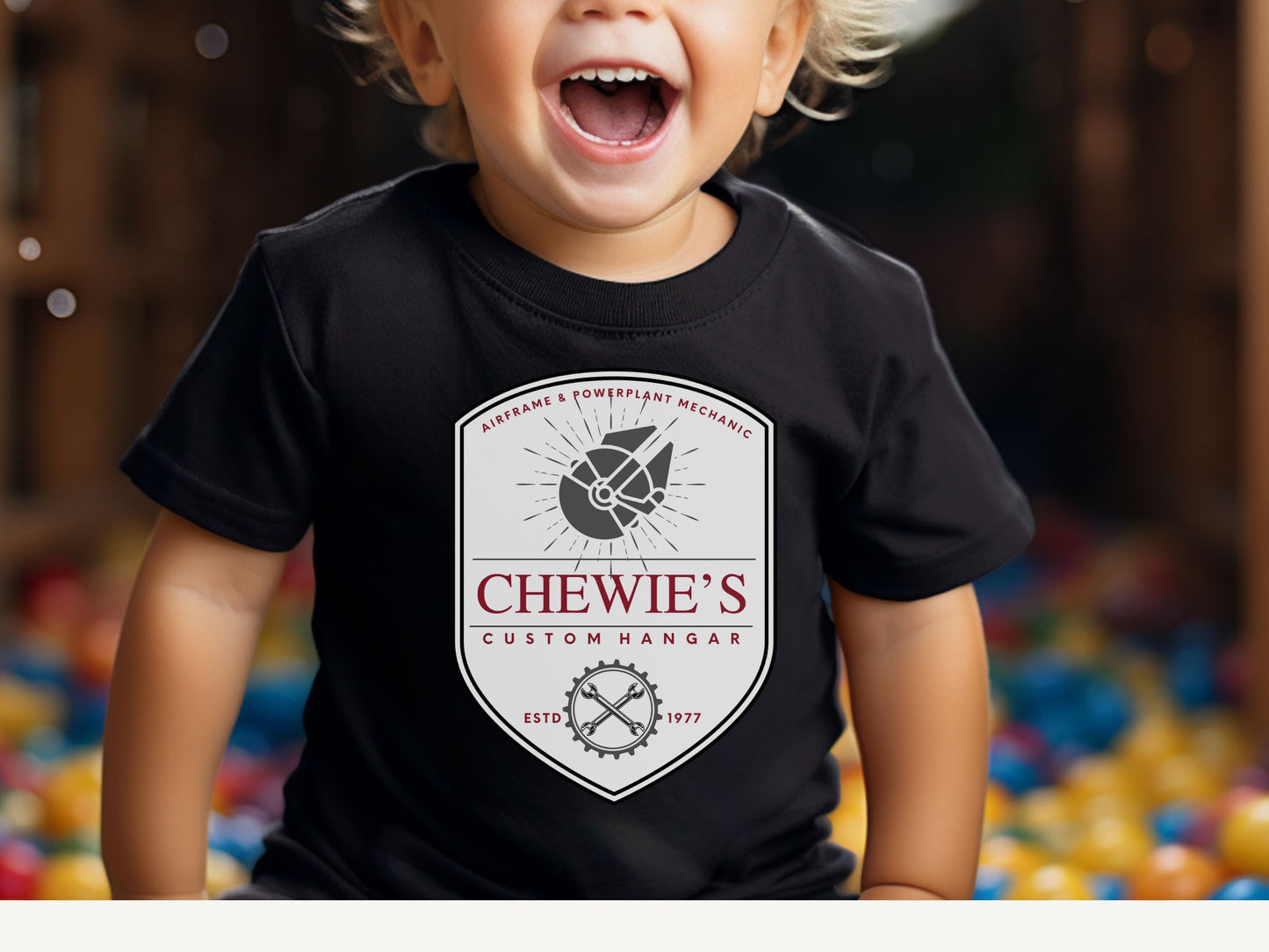 Chewie's Repair Shop Toddler T-Shirt, Star Wars Family Shirts