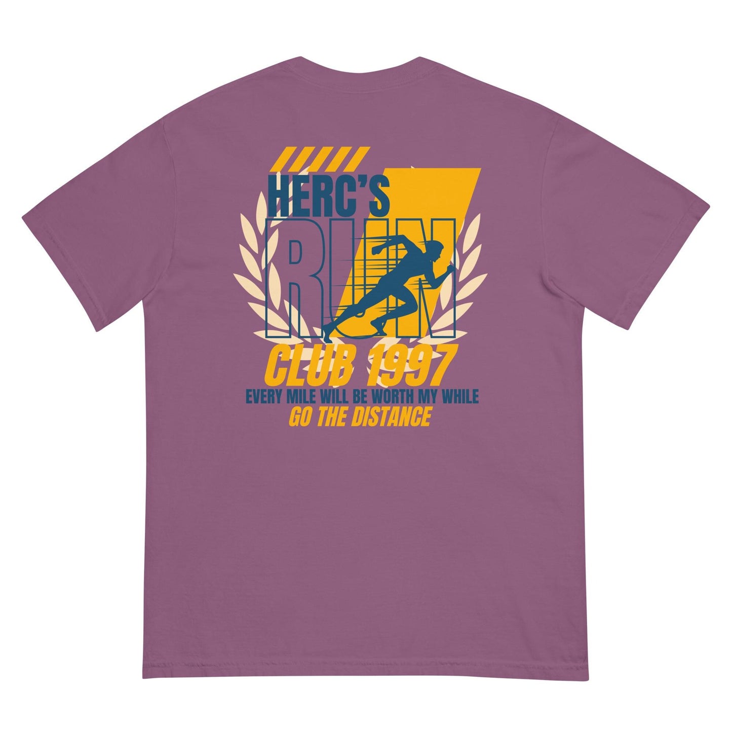 Disney Hercules Run Club Shirt, Comfort Colors Go the Distance Tee