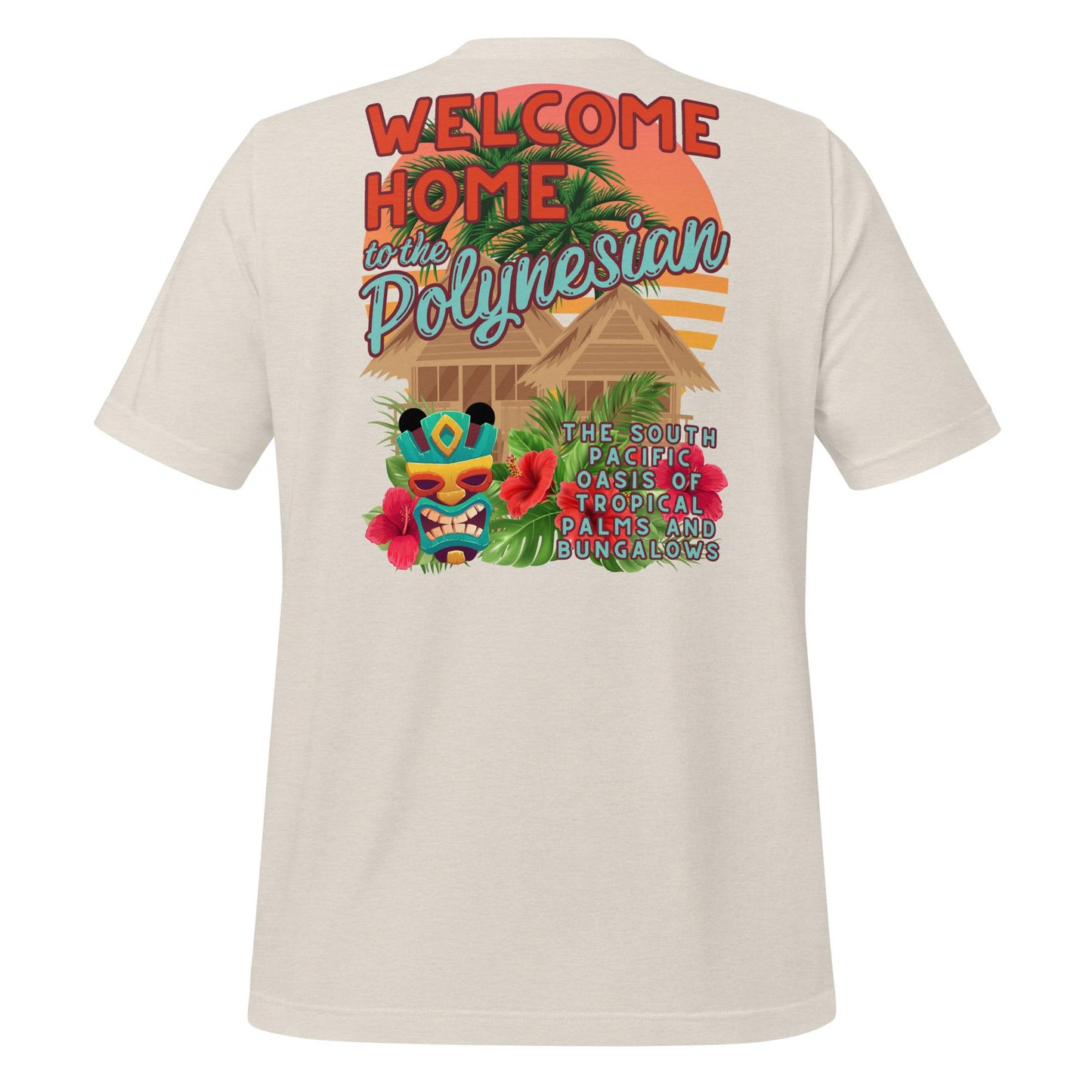 Polynesian Disney Bella Canvas Unisex T-Shirt, DVC Family Shirt