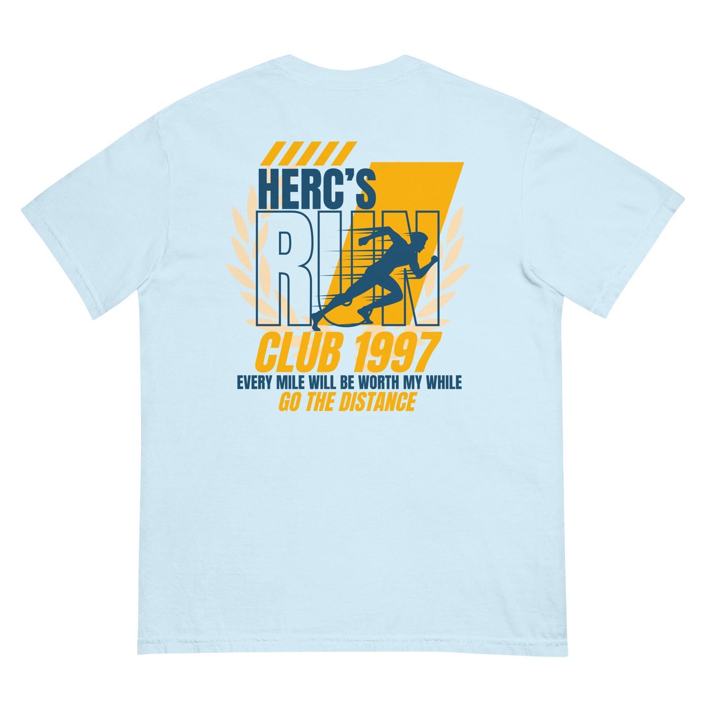 Disney Hercules Run Club Shirt, Comfort Colors Go the Distance Tee