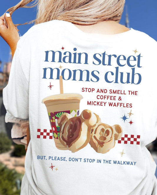 Main Street Moms Club™ Collection Comfort Colors Shirt, Disney Mom Shirt