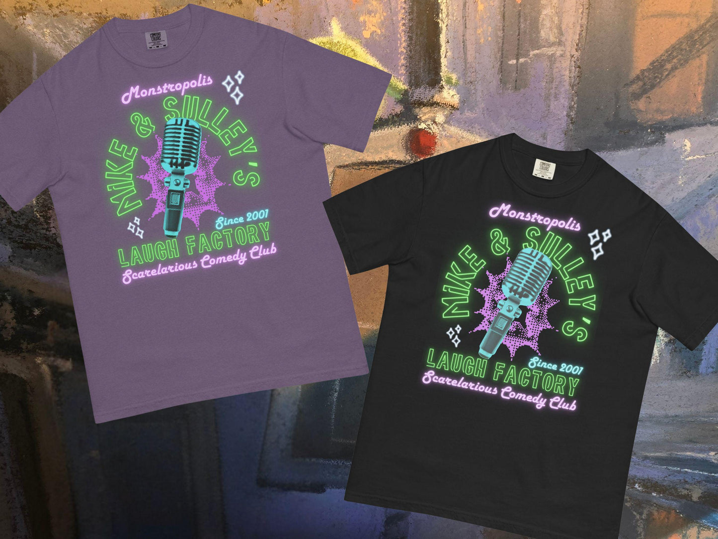 Monsters Inc Laugh Factory Shirt, Disney Pixar Comfort Colors Tee