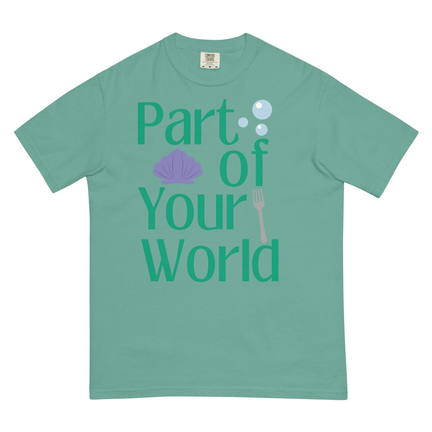Little Mermaid Inspired Comfort Colors Shirt, Ariel Disney Princess Tee