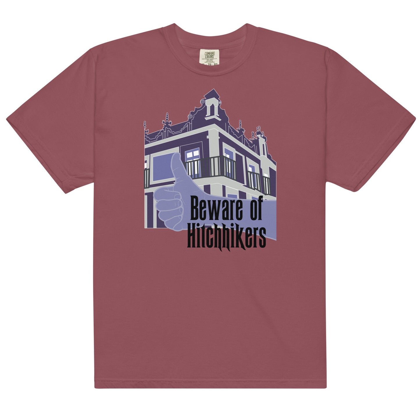 Hitchhiking Ghosts Tee, Haunted Mansion Comfort Colors Shirt