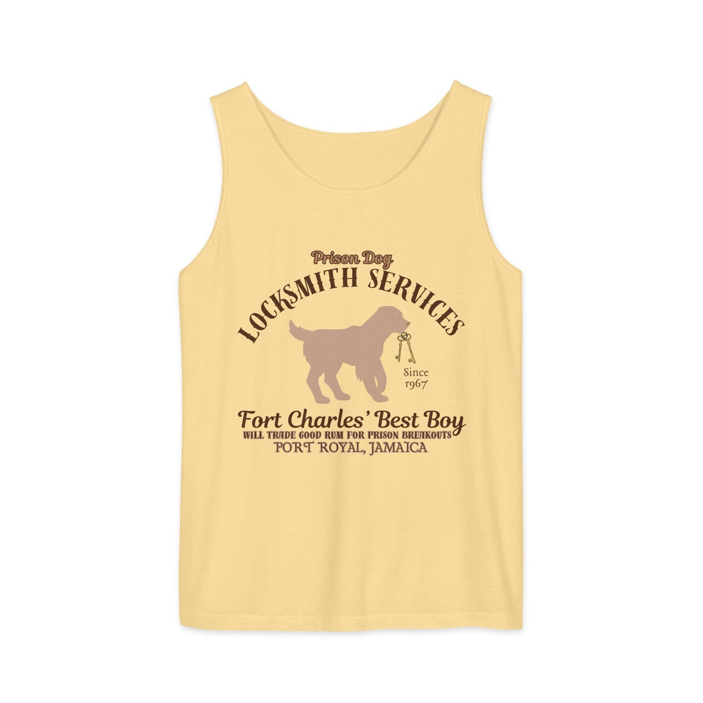 Pirates of the Caribbean Prison Dog Comfort Colors Tank