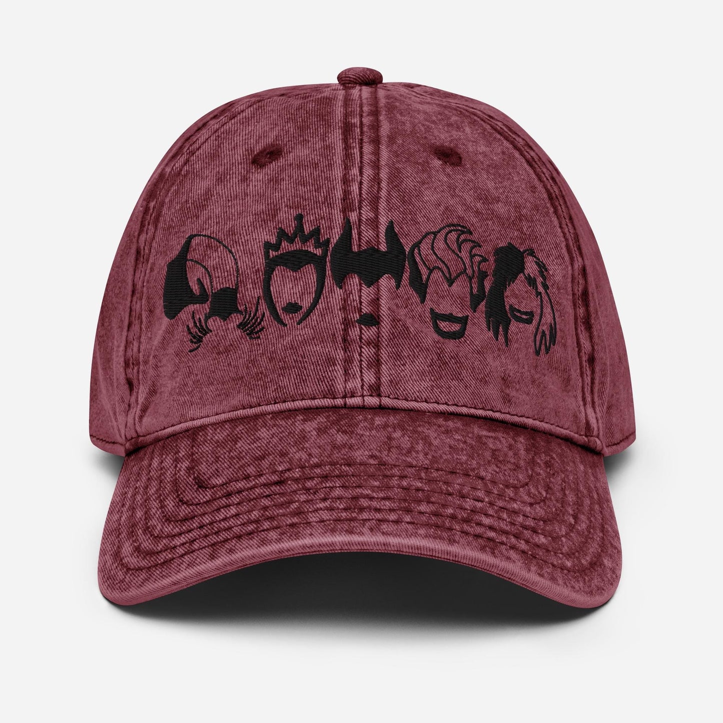 Disney Villains Sketch Icon Hat, Halloween Party Cotton Cap