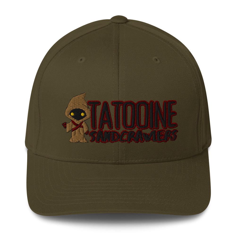 Manly Disney Star Wars Hat, Tatooine Sandcrawlers, Jawas, Structured Twill Cap, Flexfit Hat