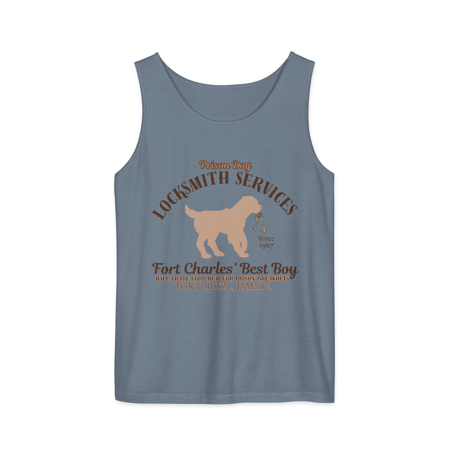Pirates of the Caribbean Prison Dog Comfort Colors Tank