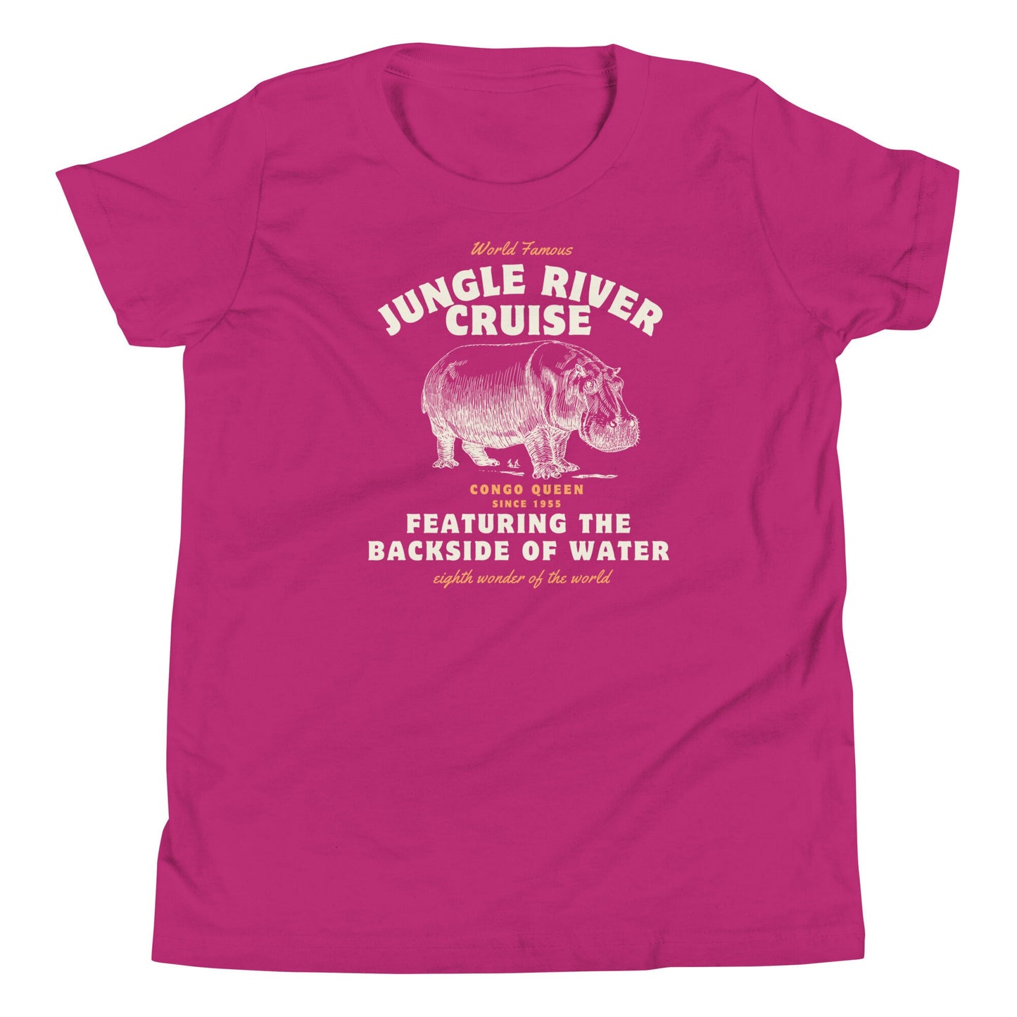 Jungle River Cruise Youth Tee: Bella Canvas Disneyland Shirt