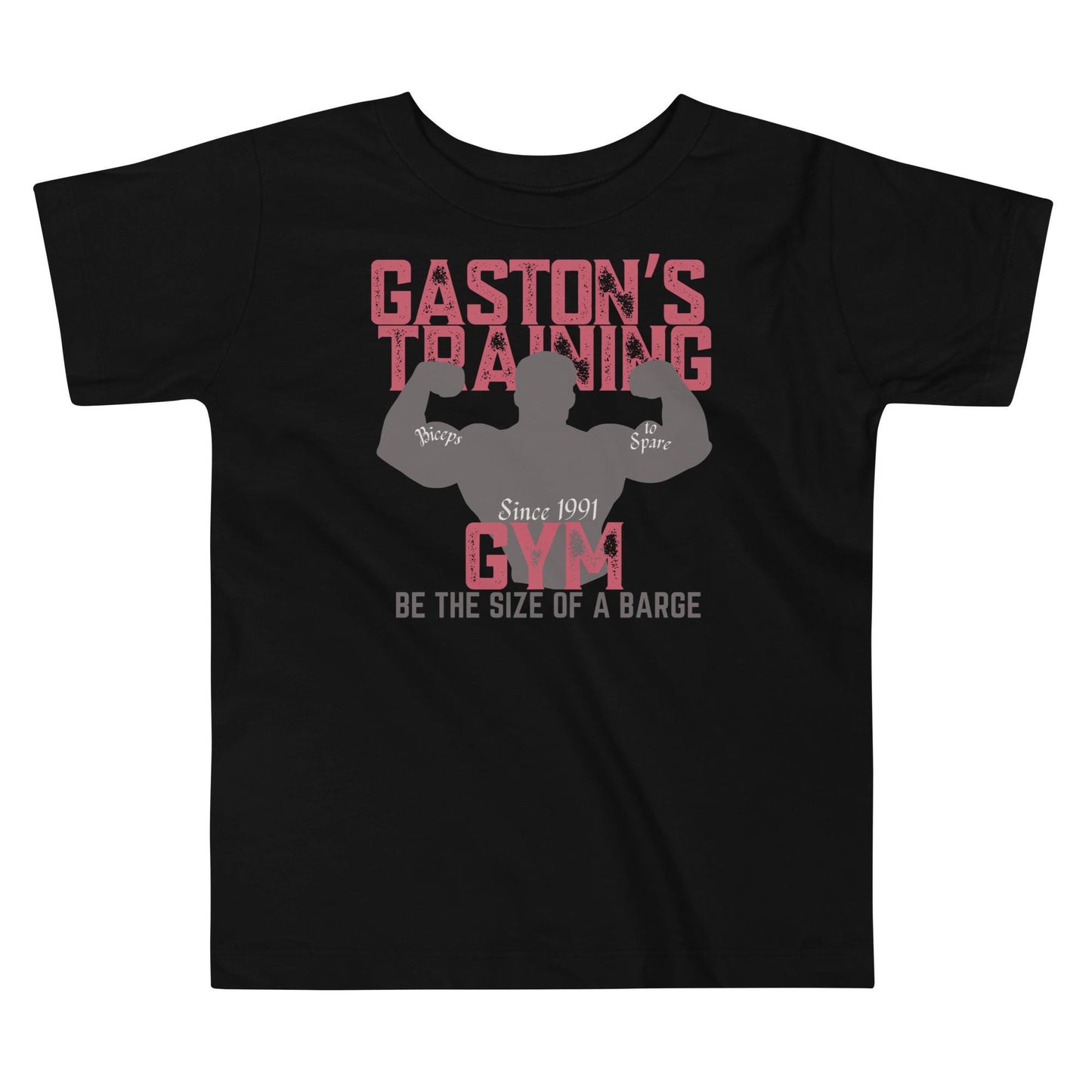 Gaston Training Toddler Shirt, Beauty and the Beast Inspired Disney Tee