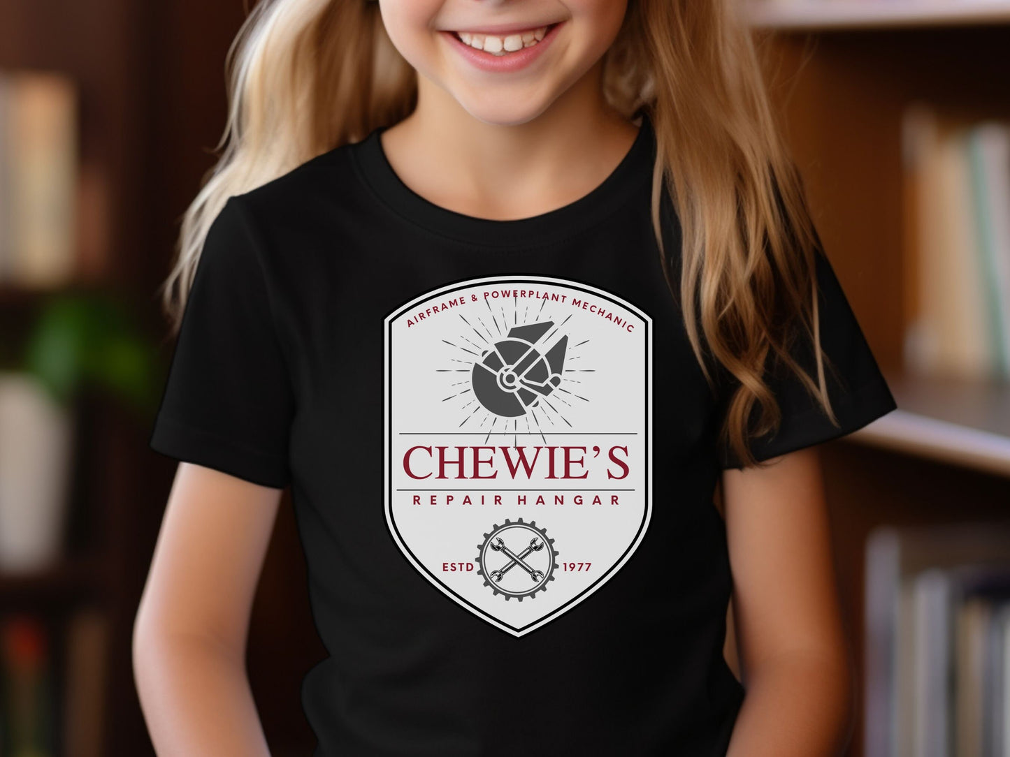 Chewie's Repair Shop Youth T-Shirt, Subtle Star Wars Disney Family Shirts