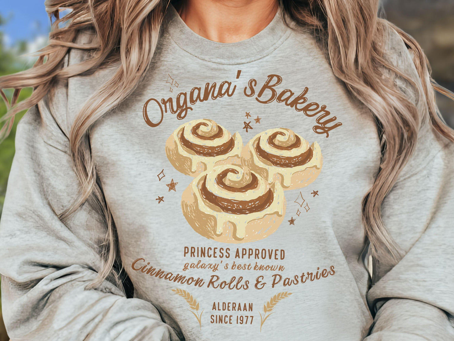 Princess Leia Cinnamon Rolls Sweatshirt: Subtle Star Wars Shirt