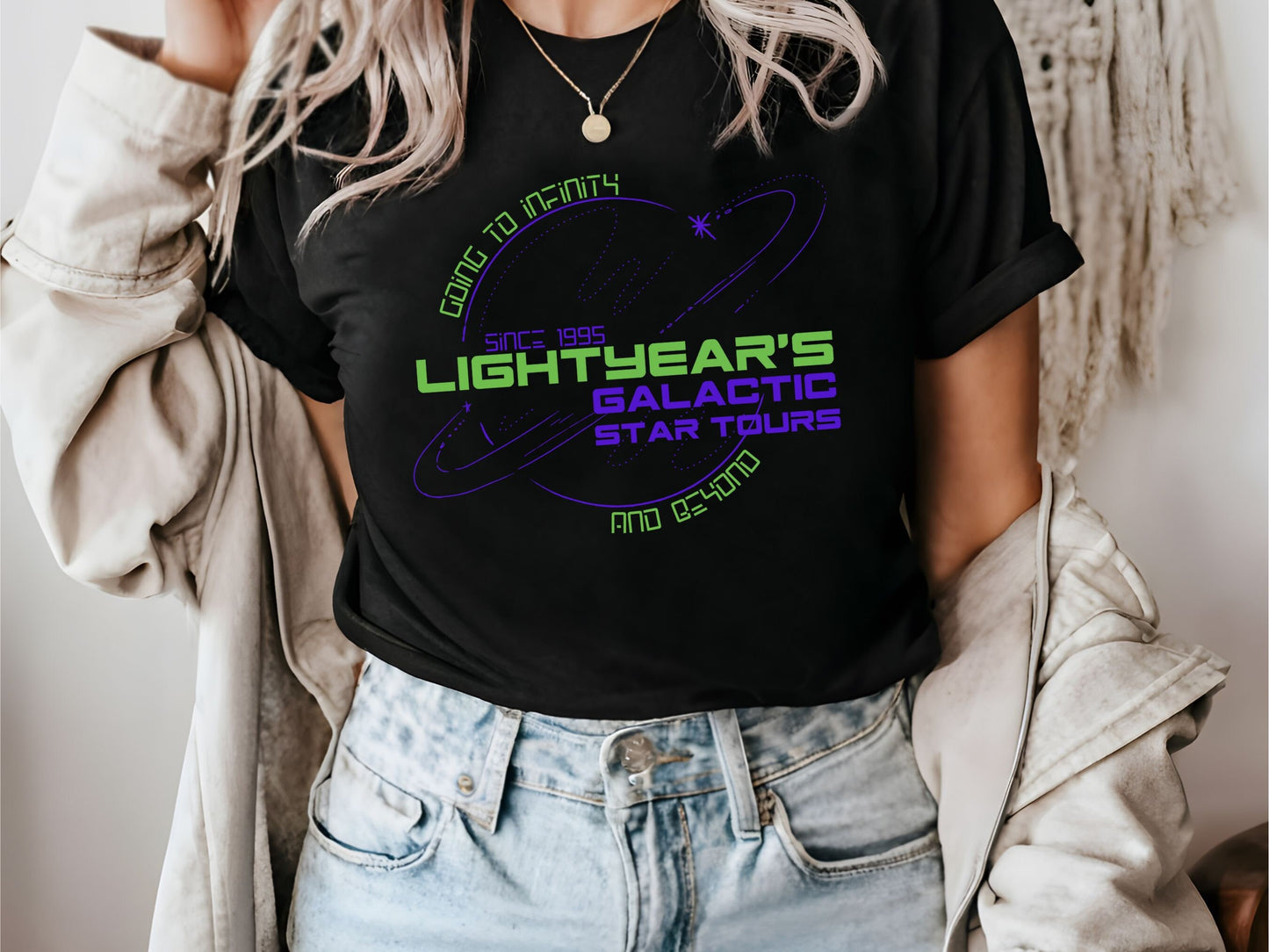 Lightyear's Galactic Tour Bella Canvas T-Shirt, Disney Family Matching