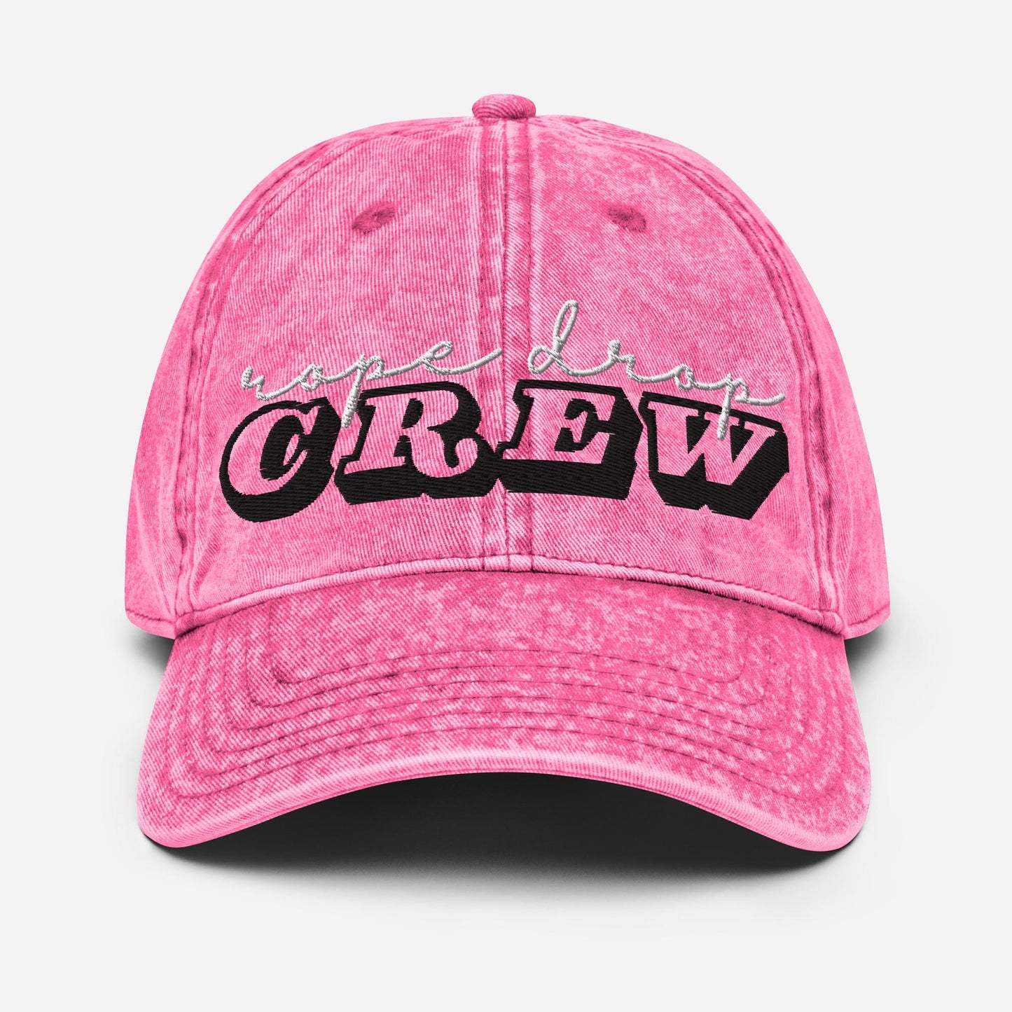Rope Drop Crew Disney Hat, Vintage Cotton Twill Cap