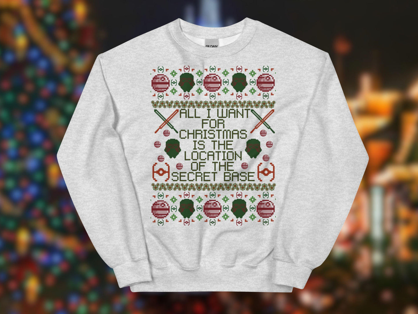 Kylo Ren Christmas Sweatshirt: Funny Star Wars Holiday Crewneck