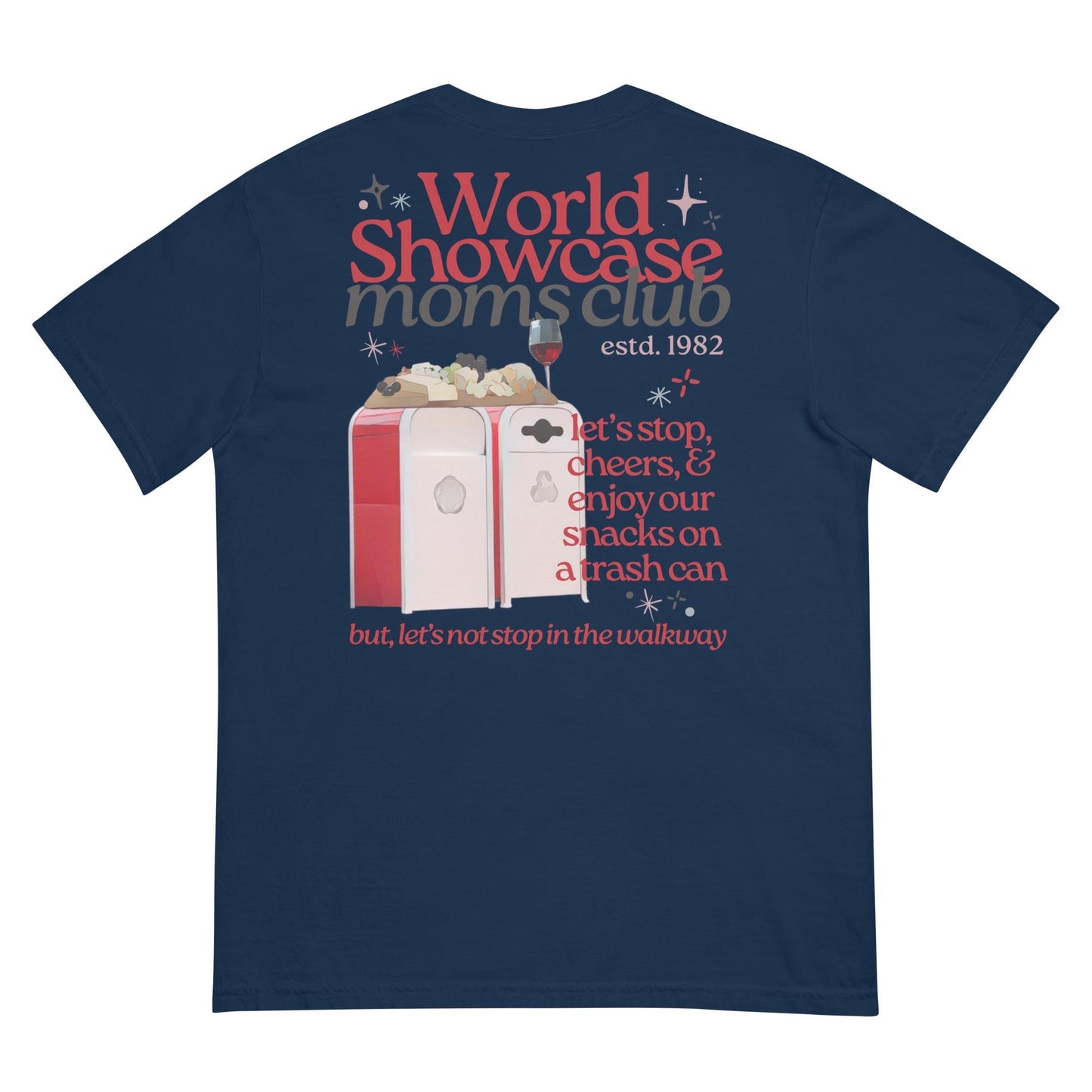 World Showcase Moms Club Comfort Colors Shirt, Funny Disney EPCOT Trip Tee