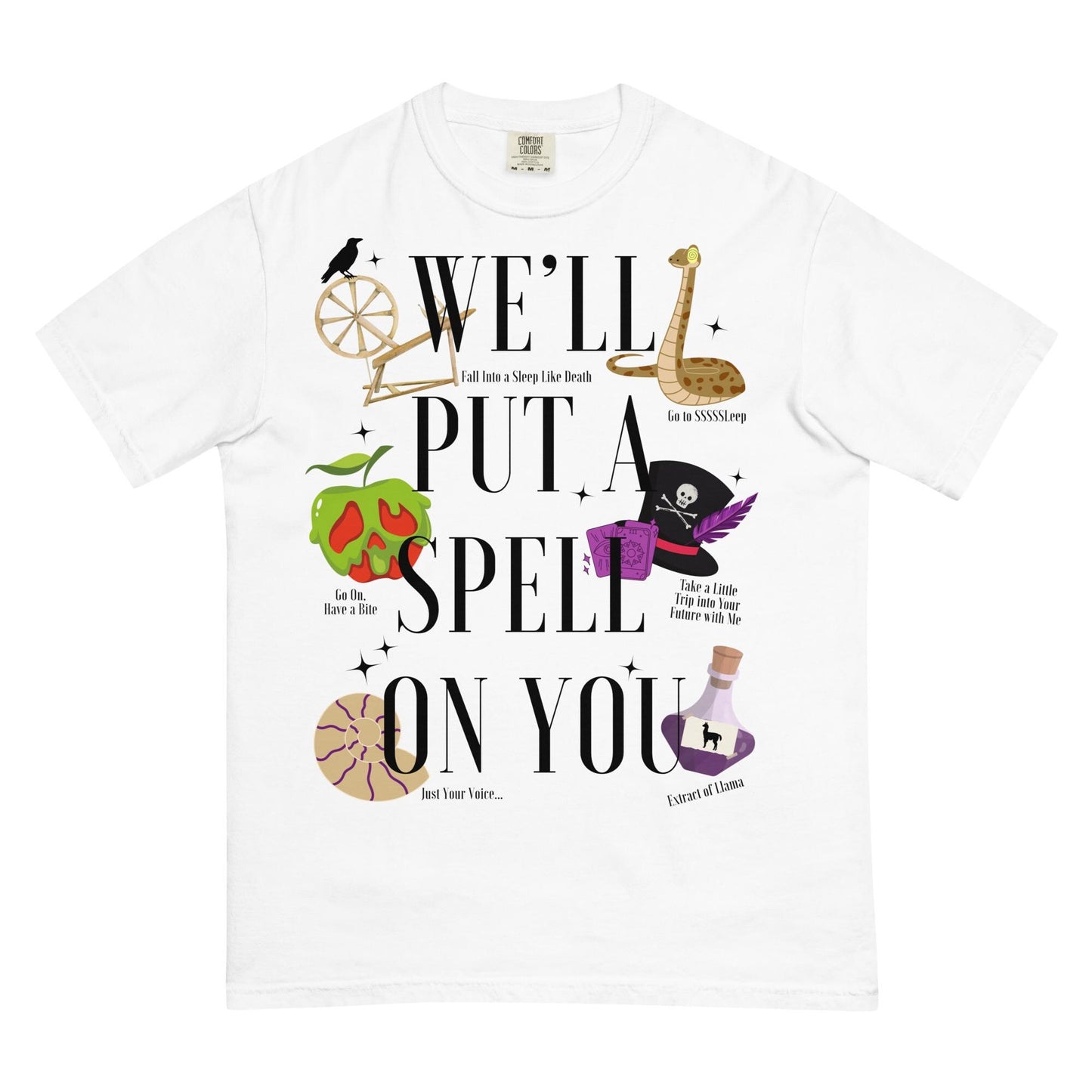 Disney Halloween Villains Shirt, Spooky Comfort Colors Tee