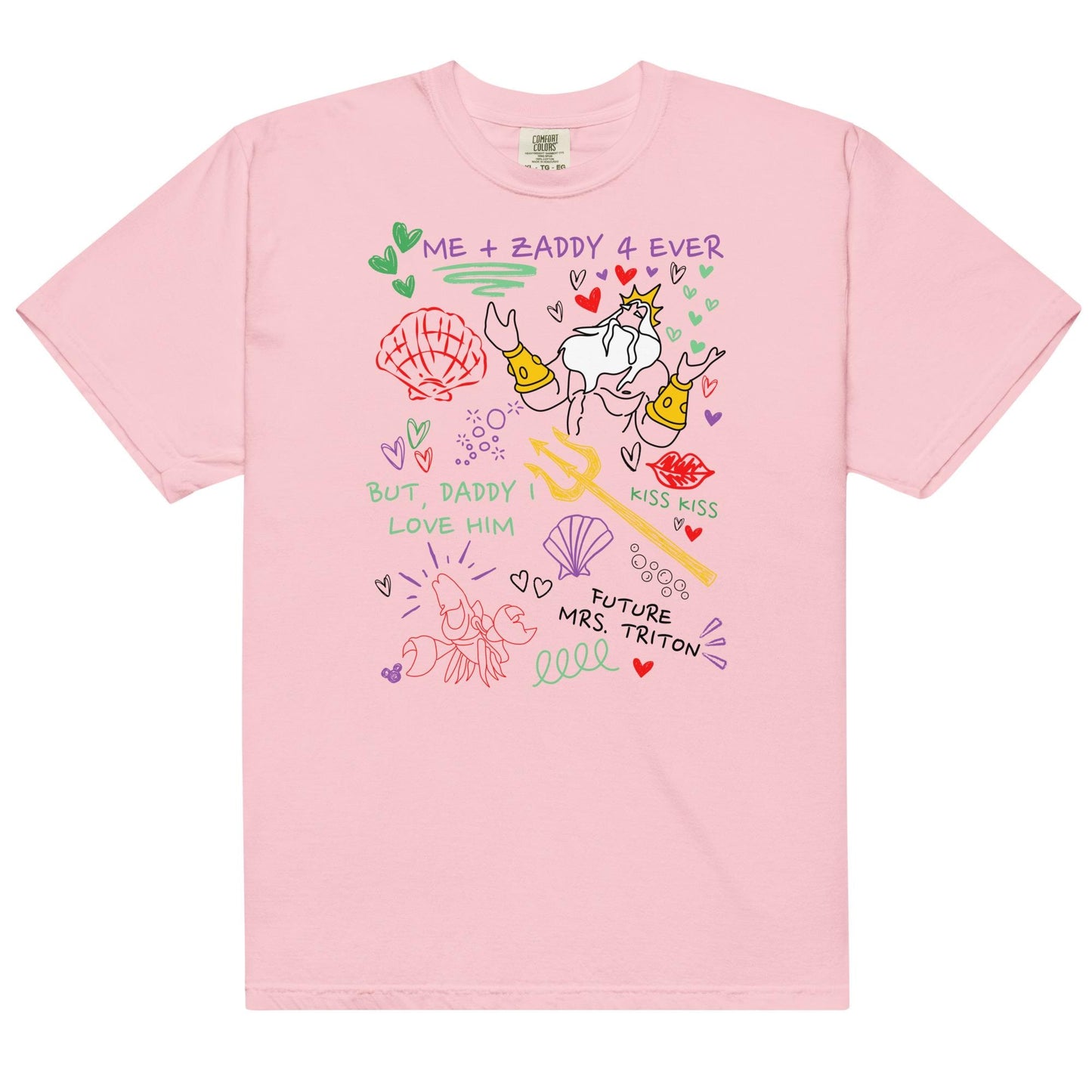 King Triton Zaddy Doodle Shirt: Little Mermaid Girls Trip Tee
