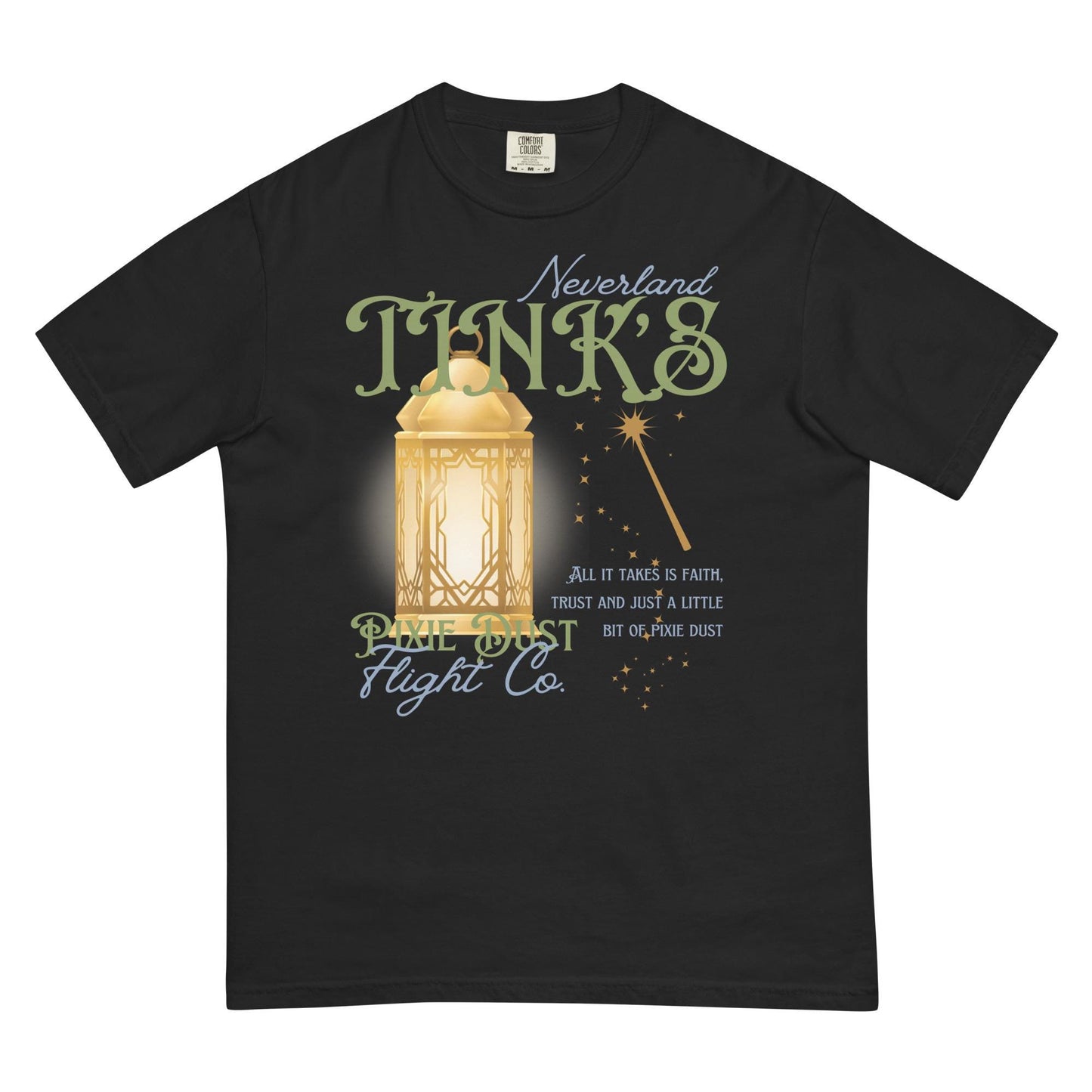 Tinkerbell Inspired Comfort Colors Shirt, Disney Peter Pan Family Matching Tee