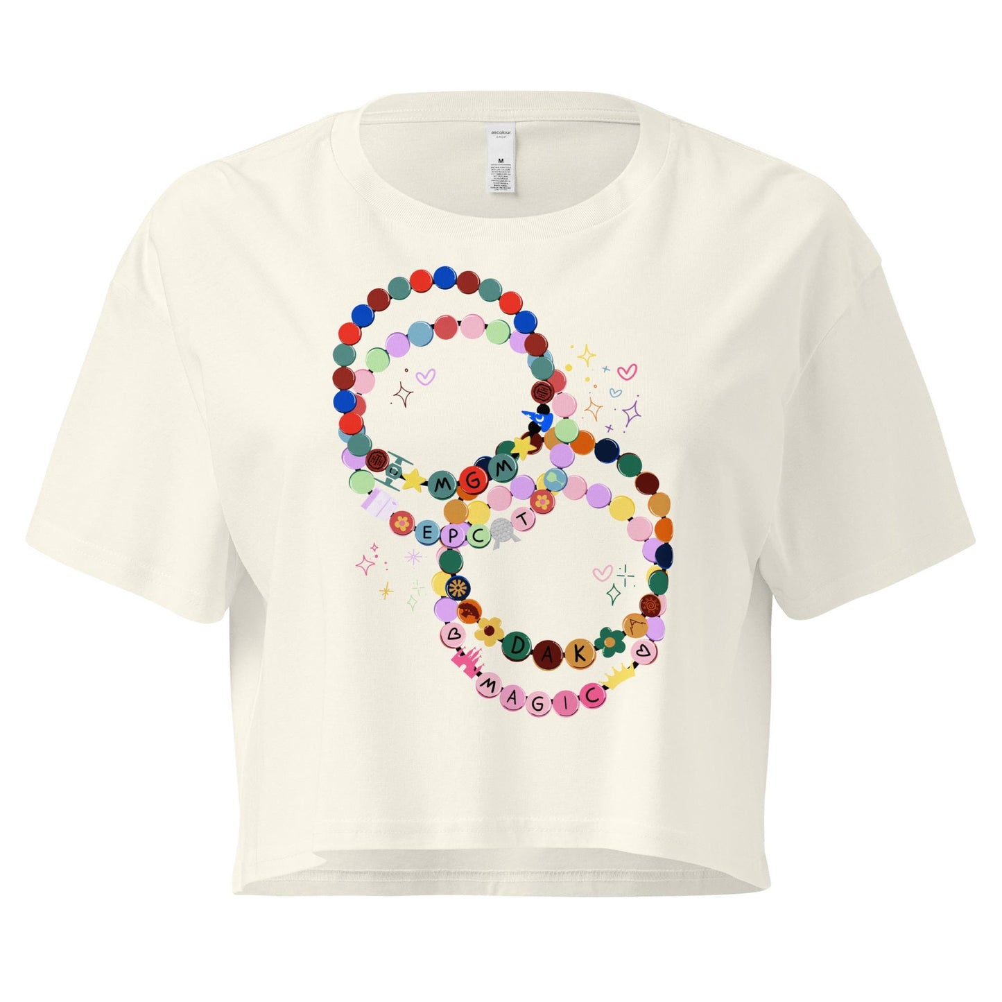 Disney Park Friendship Bracelets Crop Top, Disney Girls Trip Tee