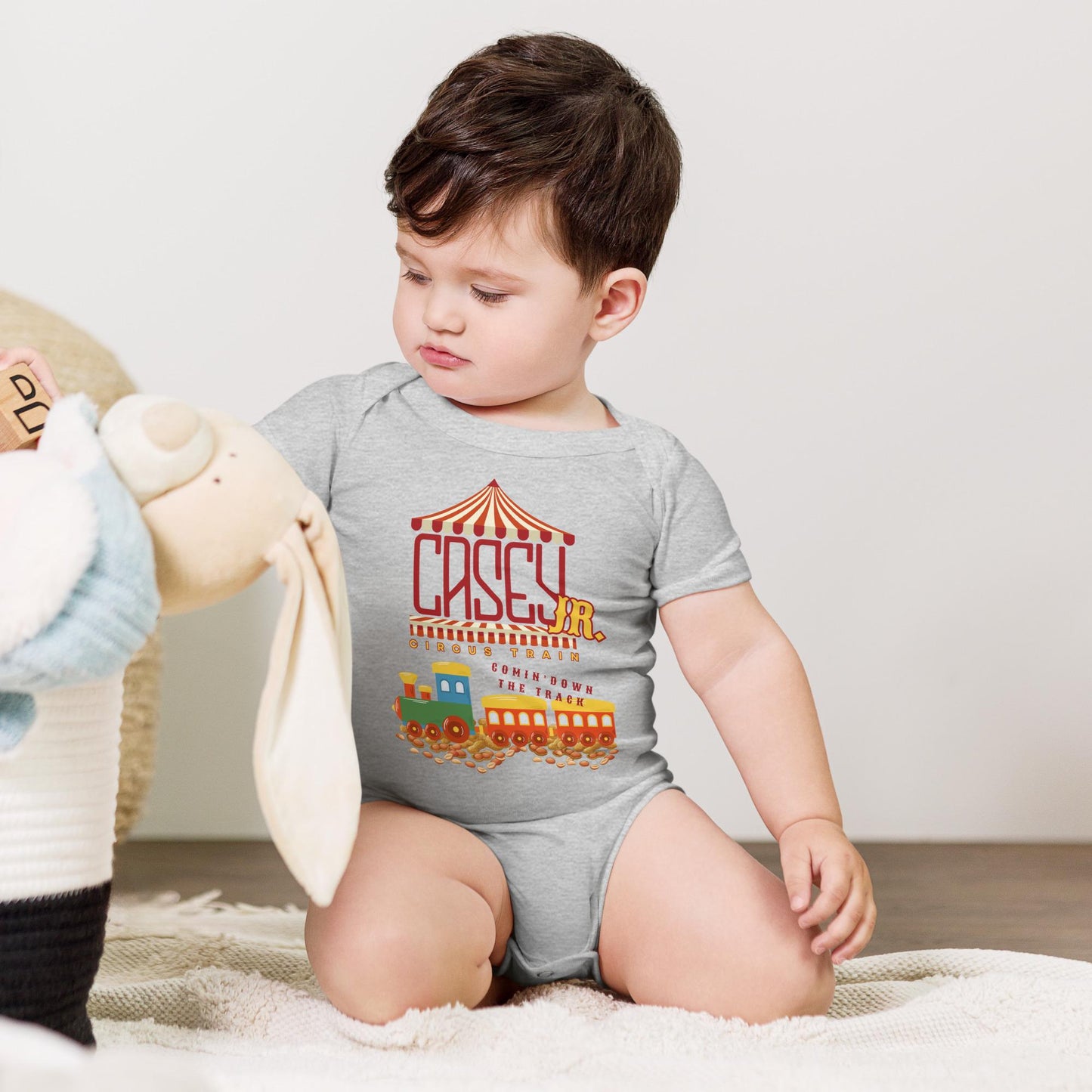 Casey Jr. Circus Train Baby One-Piece - Disneyland Family Shirt