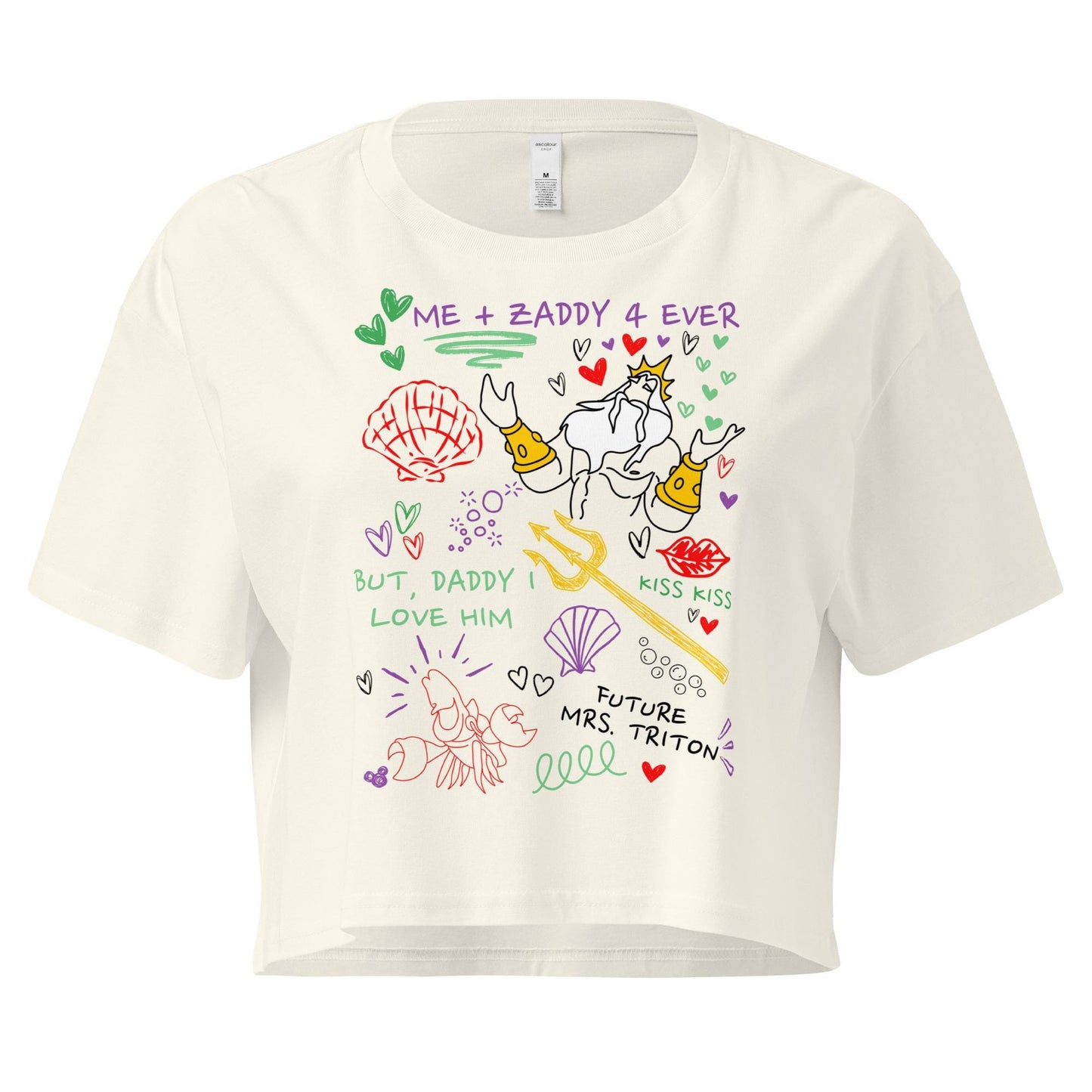 Little Mermaid King Triton Doodle Shirt, Girls Trip Tee