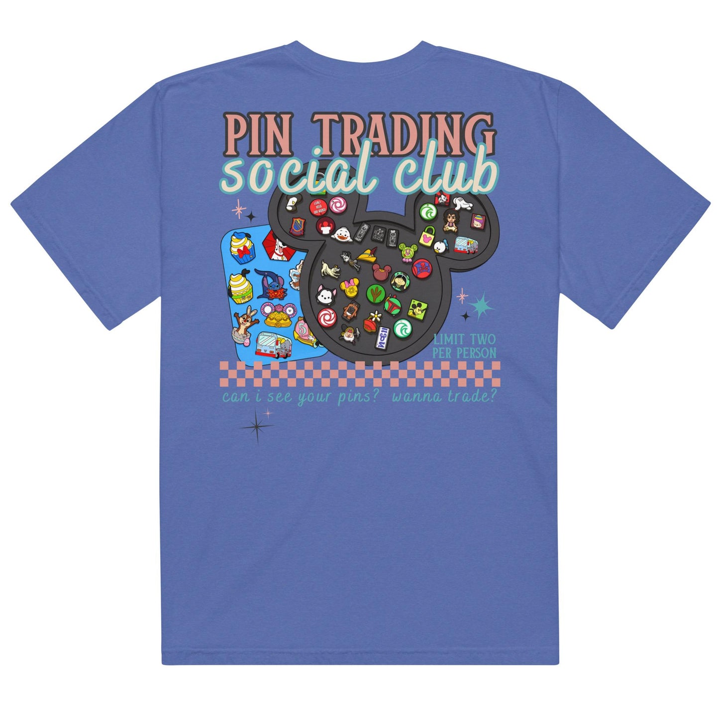 Disney Adult Pin Trading Social Club Shirt